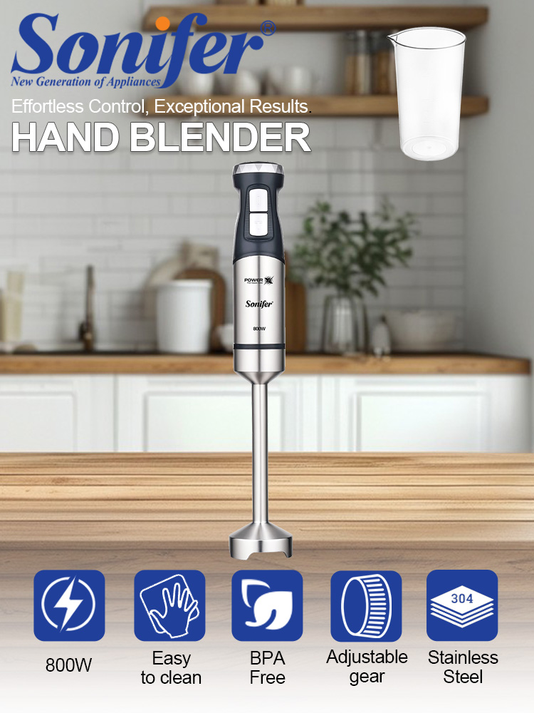 Meal Prep Smoothies - El Blenderi Sonifer SF-8171S 800W Daldırma