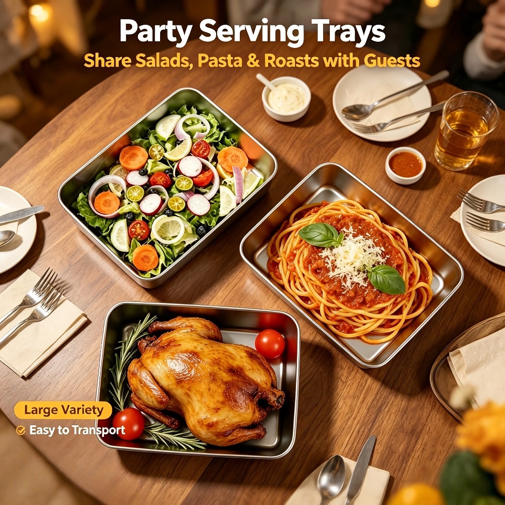 Meal Prep Chef - 6 adet paslanmaz çelik yiyecek saklama