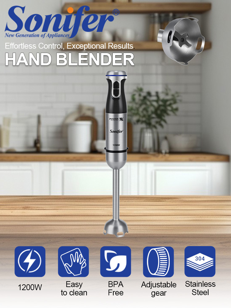 Meal Prep Smoothies - El Blenderi Sonifer SF-8180 1200W Daldırma