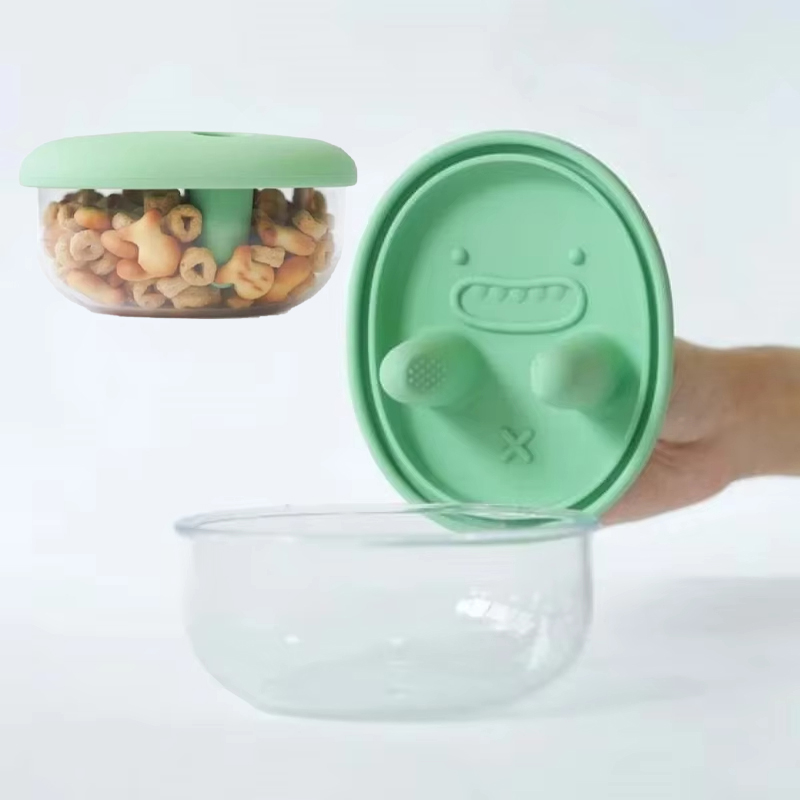 Salad Container Jar - Ellerini Temiz Tutun Silikon Kapaklı Öğle