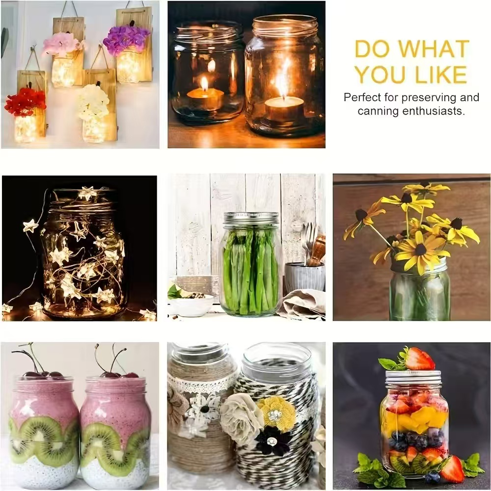 6'lı, 12'li, 500Ml/16Oz, Cam M - Salad Container Jar incelemesi ve fiyatı