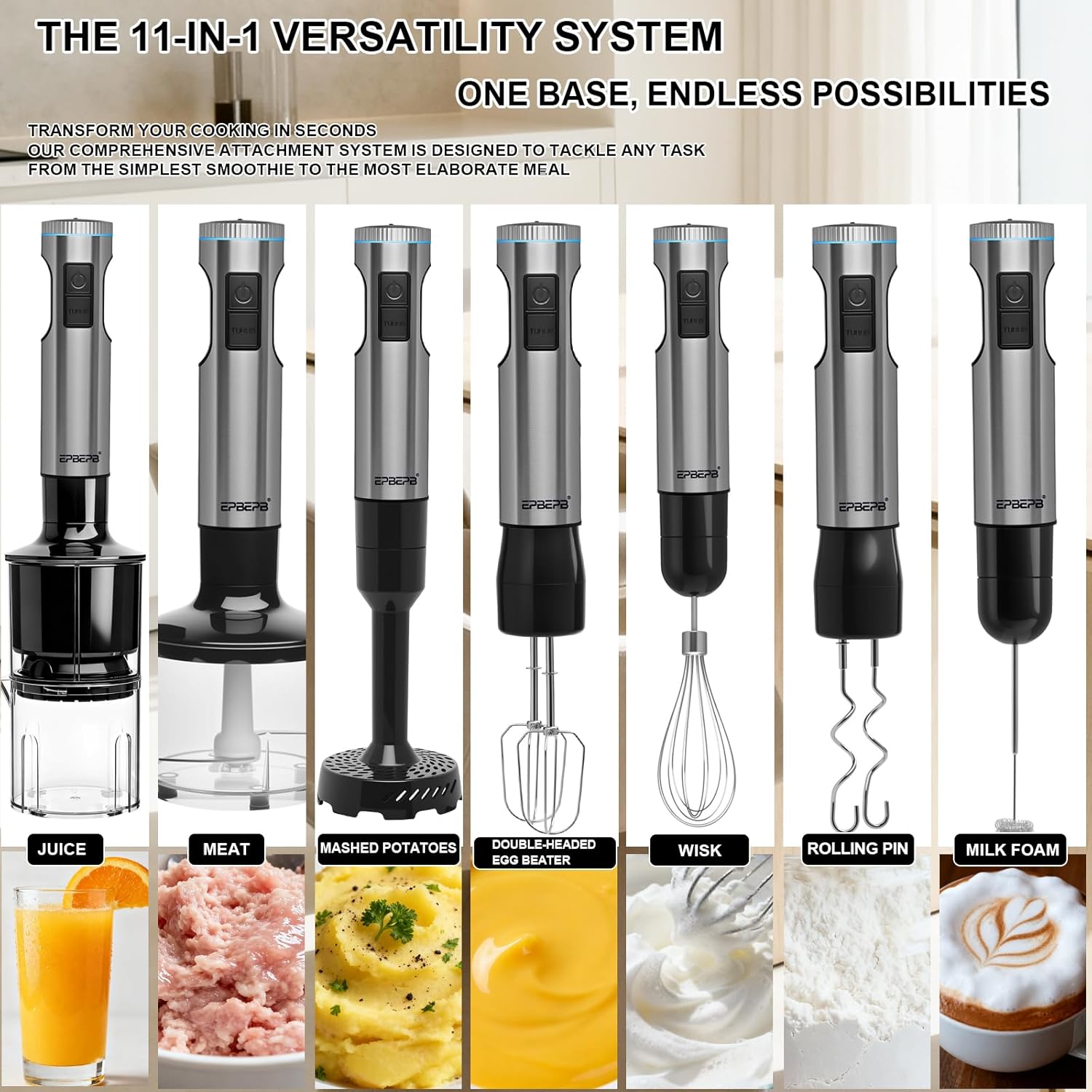 1000W 12'si 1 Arada Daldırma T - Meal Prep Smoothies incelemesi ve fiyatı