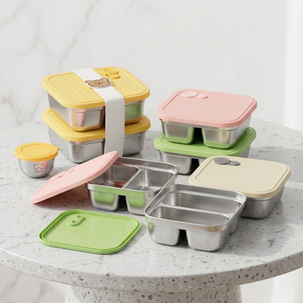Taşınabilir 304 Paslanmaz Çeli - Salad Container Jar incelemesi ve fiyatı