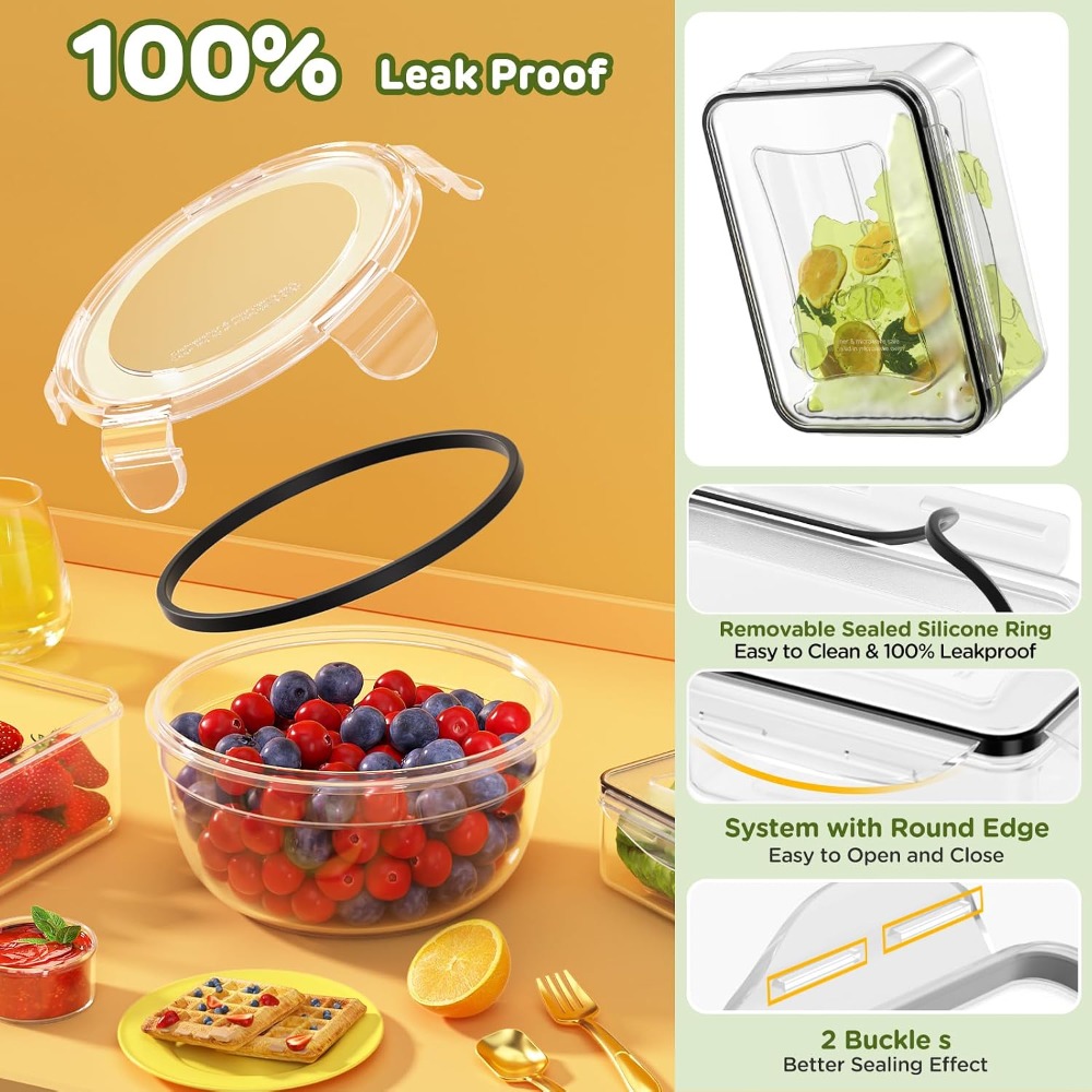 40 Parçalı Gıda Saklama Kaplar - Meal Prep Chef incelemesi ve fiyatı